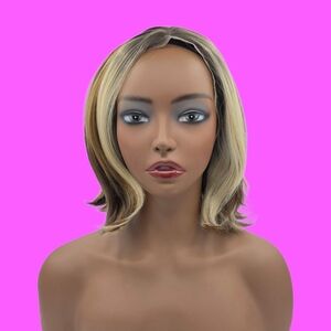 IMstyle Gina Short Light Brown & Blonde Highlights Bob 13x2 Lace Front Wig